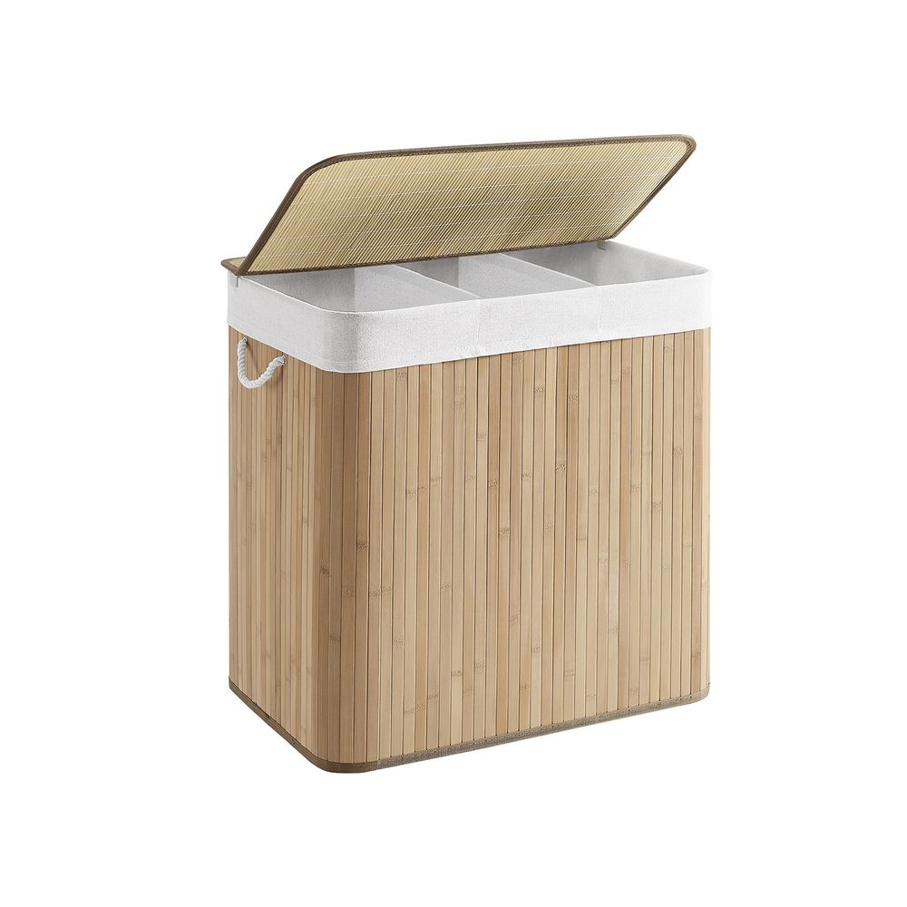 Panier à linge 3 compartiments