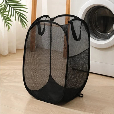Panier à linge pliable en maille respirante – Grand sac à linge ventilé et léger