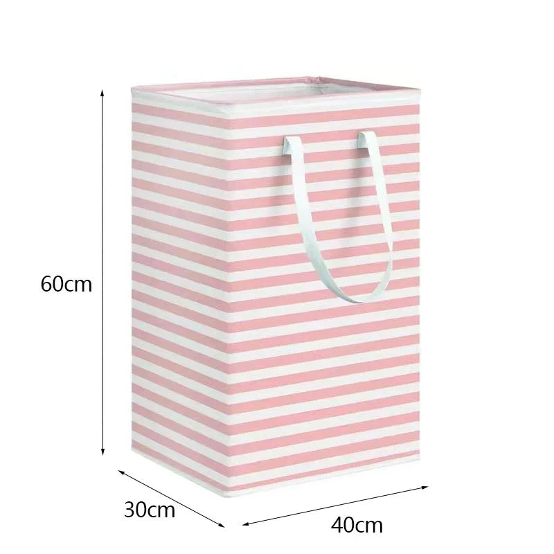 Panier à linge 75L grande capacité – Bac à linge 40 x 30 x 60 cm avec poignées