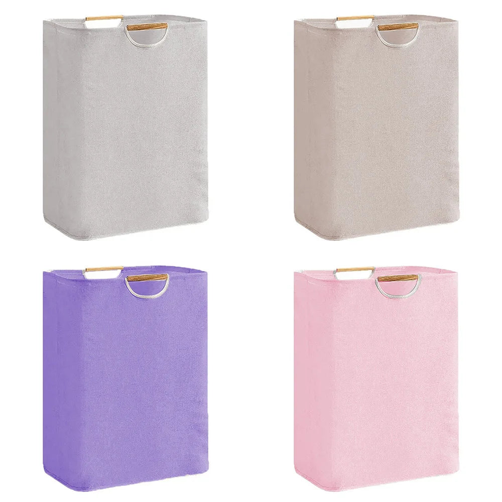 Panier à linge pliable avec poignée Panier à linge pliable avec poignée 72L